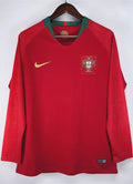 Retro 2018 Portugal Home Long Sleeve Jersey