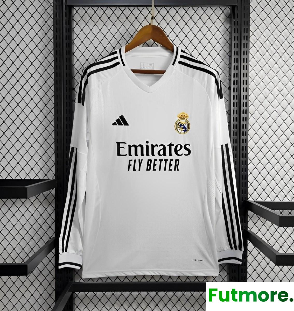 24/25 Real Madrid Home Long Sleeve Jersey