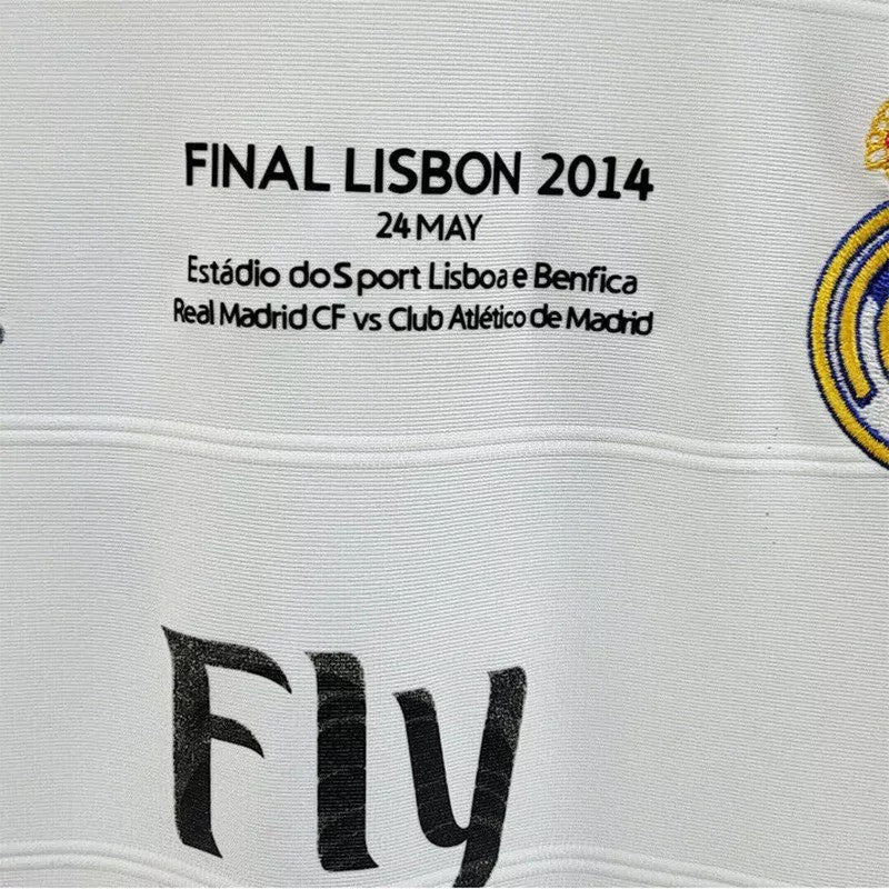 Retro 13/14 Real Madrid Home Long Sleeve Soccer Jersey